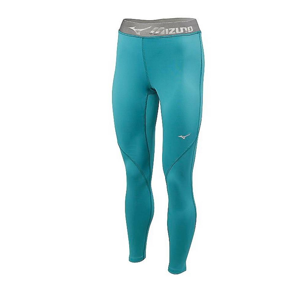 Mizuno Women's Impulse Core Running Tights Turquoise (421625-RVT)